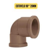 Conexões de Agua 1/2 20mm Marrom Cotovelo 90/45 - Luva - Tee - Caps - Luva - Adaptador