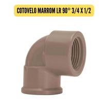 Conexões de Água 3/4 25mm Marrom Cotovelo 90 e 45 - Luva - Tee - Caps - Luva - Adaptador