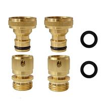 Conexões de engate rápido para mangueira de jardim Yoniccal 3/4" em latão Conexões de engate rápido para mangueira de jardim Yoniccal 3/4" em latão