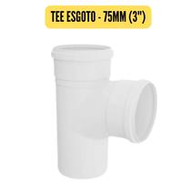 Conexões de Esgoto 75mm 3" Branco/Cotovelo/Luva/Tee/Caps/Junção/Luva de Correr/Redução