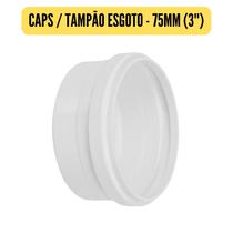 Conexões de Esgoto 75mm 3" Branco/Cotovelo/Luva/Tee/Caps/Junção/Luva de Correr/Redução