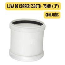 Conexões de Esgoto 75mm 3" Branco/Cotovelo/Luva/Tee/Caps/Junção/Luva de Correr/Redução Conexões de Esgoto 75mm 3" Branco/Cotovelo/Luva/Tee/Caps/Junção/Luva de Correr/Redução