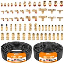 Conexões de Linha de Ar CheemuII - Kit com 64 Peças, Mangueira de 30m (1/4) e 15m (3/8)