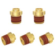 Conexões de linha de ar Siptenk 3/8 DOT Brass Push to Connect x5 Conexões de linha de ar Siptenk 3/8 DOT Brass Push to Connect x5