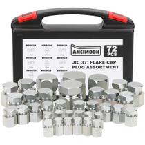 Conexões de mangueiras hidráulicas ANCIMOON 72PCS JIC Cap and Plug Set