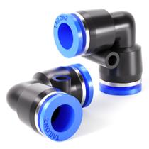 Conexões de tubo TAILONZ PNEUMATIC Blue Elbow 3/8 polegadas Tube OD