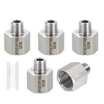 Conexões de tubulação CoCud 304 de aço inoxidável 1/2 NPT fêmea a 1/4 NPT macho