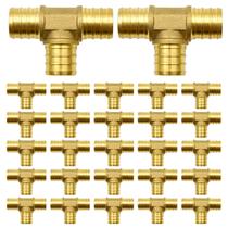 Conexões PEX RUBY.Q 3/4 Tee Brass para tubo de tubulação PEX x25