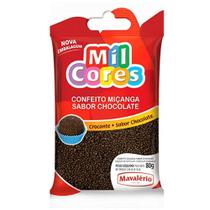 Conf. micanga sab. chocolate mil cores 80 g mavalerio Conf. micanga sab. chocolate mil cores 80 g mavalerio