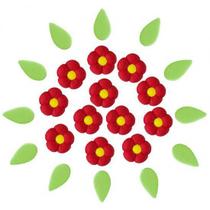 Confeito Acucar Flor Bolinha P Vermelho C/24 Jady Confeito Acucar Flor Bolinha P Vermelho C/24 Jady