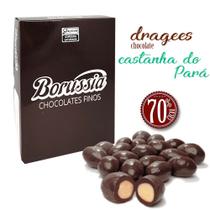 Confeito Castanha do Pará com Chocolate 70% Cacau Borússia Chocolates