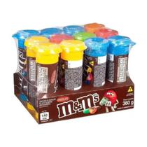 Confeito Chocolate Tubo M&ms 360g Com 12 - Mars - Presente - M&MS