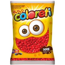 Confeito Chocolate Vermelho Coloreti 300g - Jazam Confeito Chocolate Vermelho Coloreti 300g - Jazam