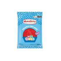 Confeito crocante miçanga vermelho número 0 500g Mavalério Confeito crocante miçanga vermelho número 0 500g Mavalério