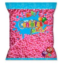 Confeito De Açúcar Crocante Sabor Framboesa 500gr Tubetes Confeito De Açúcar Crocante Sabor Framboesa 500gr Tubetes