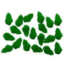 Confeito de Açúcar - Folhas Verde - 20 unidades - Encantos de Açúcar - Rizzo Confeito de Açúcar - Folhas Verde - 20 unidades - Encantos de Açúcar - Rizzo