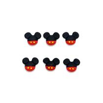 Confeito de Açúcar - Mickey Bottons - 6 unidades - Abelha Confeiteira - Rizzo