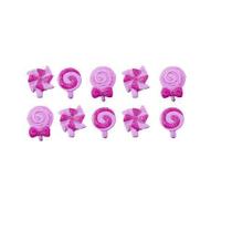 Confeito De Açúcar Pirulitos Baby Cor Rosa 308 Jady Confeito De Açúcar Pirulitos Baby Cor Rosa 308 Jady