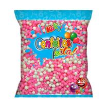 Confeito De Açúcar Sabor Framboesa E Coco 500gr Tubetes