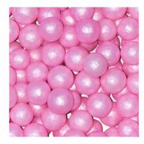 Confeito de açúcar sprinkles pérolas rosa m 447 jady