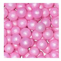 Confeito de açúcar sprinkles pérolas rosa m447 jady