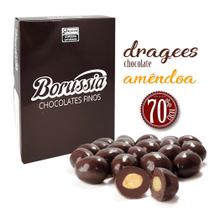 Confeito de Amêndoa com Chocolate 70% Cacau Borússia Chocolates