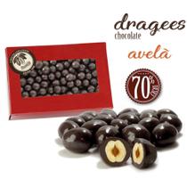 Confeito de Avelã com Chocolate 70% Cacau Borússia Chocolates