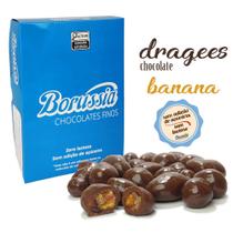 Confeito de Banana com Chocolate sem Adição de Açúcares / sem Lactose Borússia Chocolates Confeito de Banana com Chocolate sem Adição de Açúcares / sem Lactose Borússia Chocolates