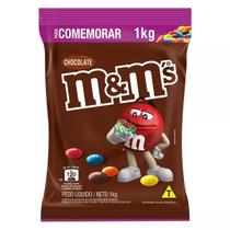 Confeito De Chocolate Ao Leite M&M Para Comemorar Pacote 1Kg