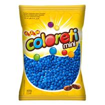 Confeito de Chocolate Mini Coloreti Azul 500g - Jazam Confeito de Chocolate Mini Coloreti Azul 500g - Jazam