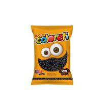 Confeito de Chocolate Preto para Festas, Halloween e Tubetes
