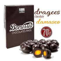 Confeito de Damasco com Chocolate 70% Cacau Borússia Chocolates