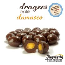 Confeito de Damasco sem Adição de Açúcares / sem Lactose Borússia Chocolates Quantidade:Pote com 120g Confeito de Damasco sem Adição de Açúcares / sem Lactose Borússia Chocolates Quantidade:Pote com 120g