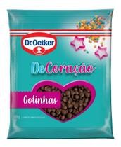 Confeito De Gotinhas De Chocolate Decor Festa Dr Oetker 80g - dr.otker