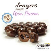 Confeito de Uva Passa com Chocolate sem Adição de Açúcar / sem Lactose Borússia Chocolates
