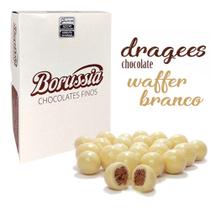 Confeito de Waffer Branco Borússia Chocolates