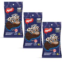 Confeito Granulado Macio Chocolate Kit 3 Pacotes