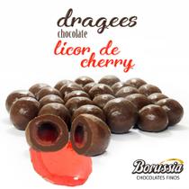 Confeito Licor de Cherry Borússia Chocolates Quantidade:Pote com 150g