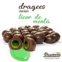 Confeito Licor de Menta Borússia Chocolates Quantidade:Pote com 150g Confeito Licor de Menta Borússia Chocolates Quantidade:Pote com 150g