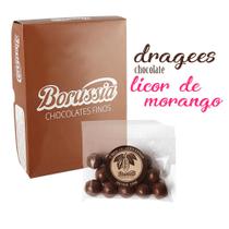 Confeito Licor de Morango Borússia Chocolates Confeito Licor de Morango Borússia Chocolates