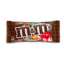 Confeito M&M Chocolate ao Leite Sachê 45g - Embalagem com 18 unidades