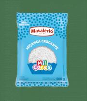 Confeito Micanga Branca Mil Cores 500g Mavalerio