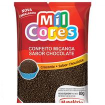Confeito Miçanga Chocolate Mil Cores - Mavalerio