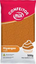 Confeito Miçanga Laranja 500g - Mix Granulado