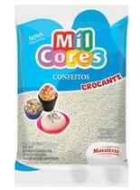 Confeito Miçanga Mil Cores Mavalério Branca 500G