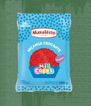 Confeito Micanga Vermelha Mil Cores 500g Mavalerio