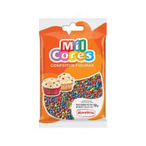 Confeito Mini Confete Mil Cores 50Gr - Mavalério Confeito Mini Confete Mil Cores 50Gr - Mavalério