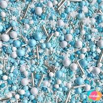 Confeito sprinkles blue ice