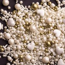 Confeito Sprinkles Branco/dou 50g Jady