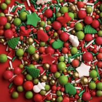 Confeito Sprinkles Natal 2 50g - Jady Confeitos Confeito Sprinkles Natal 2 50g - Jady Confeitos